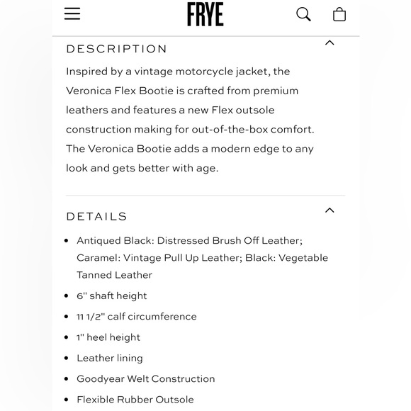 NEW LEATHER BOOTS BY FRYE VERONICA STYLE SIZE 7 WOMANS - Picture 7 of 13